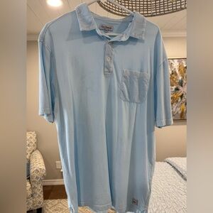 Fish Hippie Blue Polo Size XL